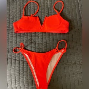 Super bright bikini!